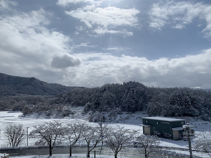 雪の朝